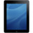 iPad Front Blue Background Icon